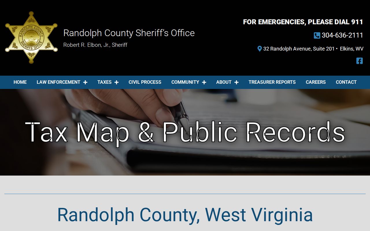 Randolph County property records tax-map and public-record links
